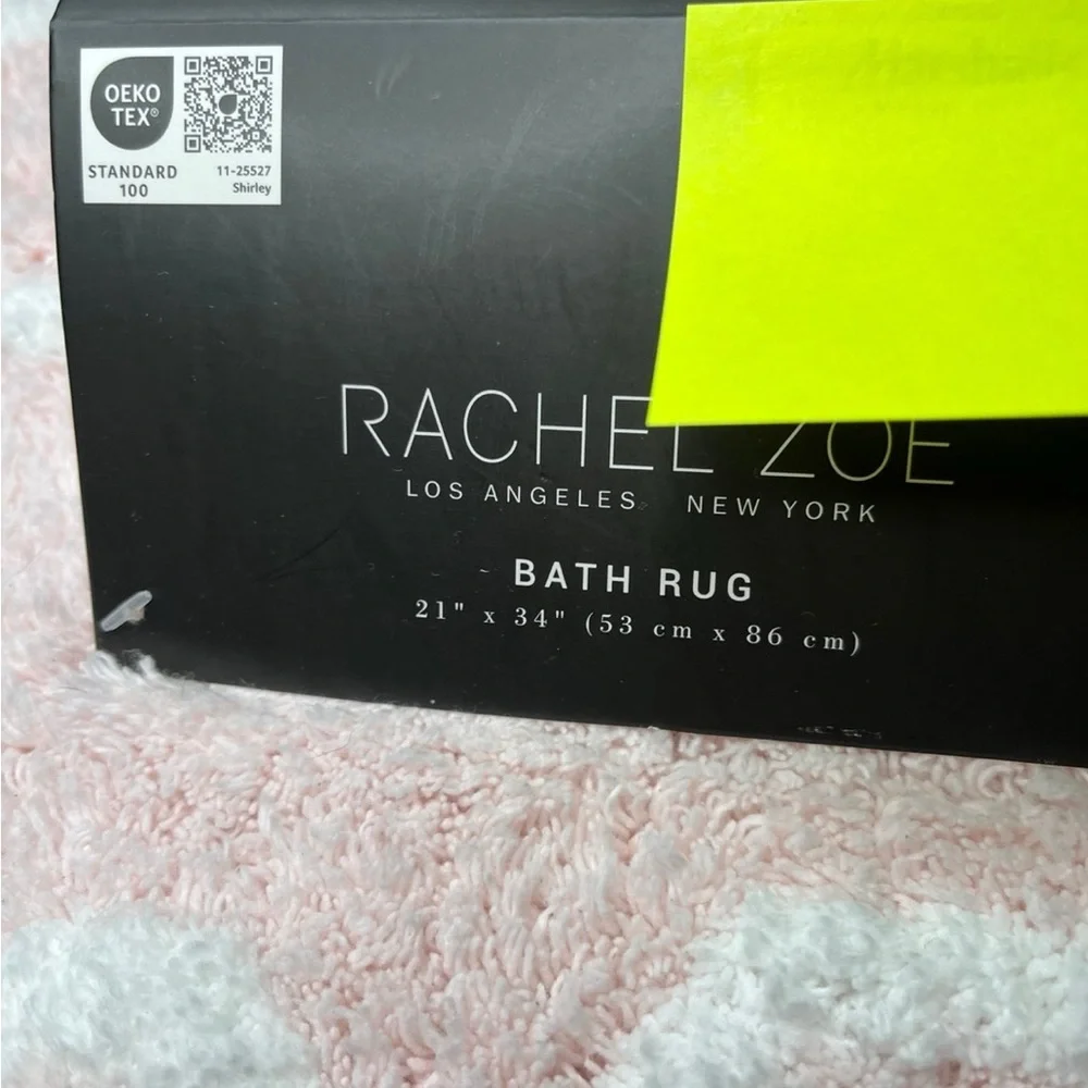 Rachel Zoe Pink Bow Bath Rug